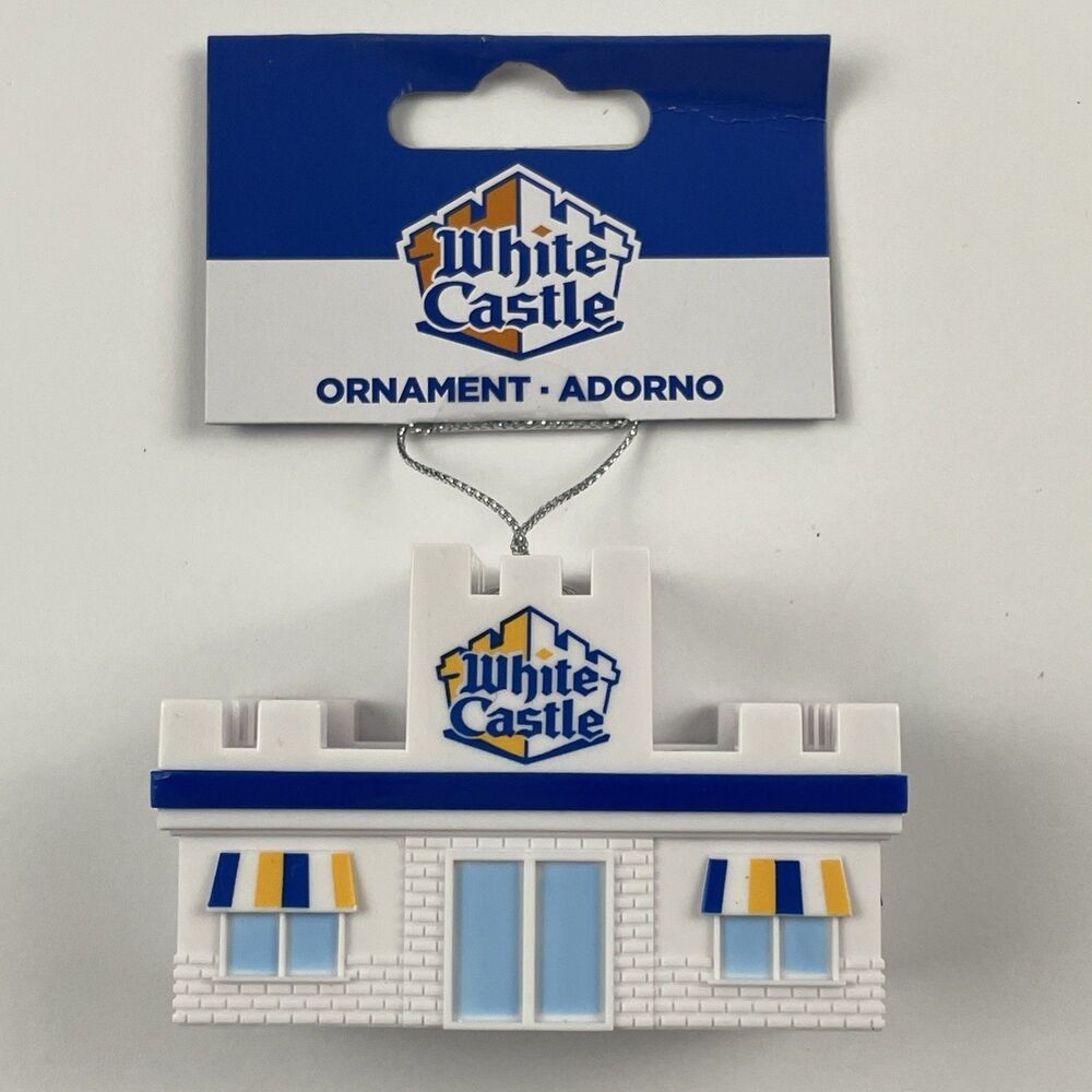 White Castle Restaurant Christmas Ornament Ruz Limited Edition 3" NWT